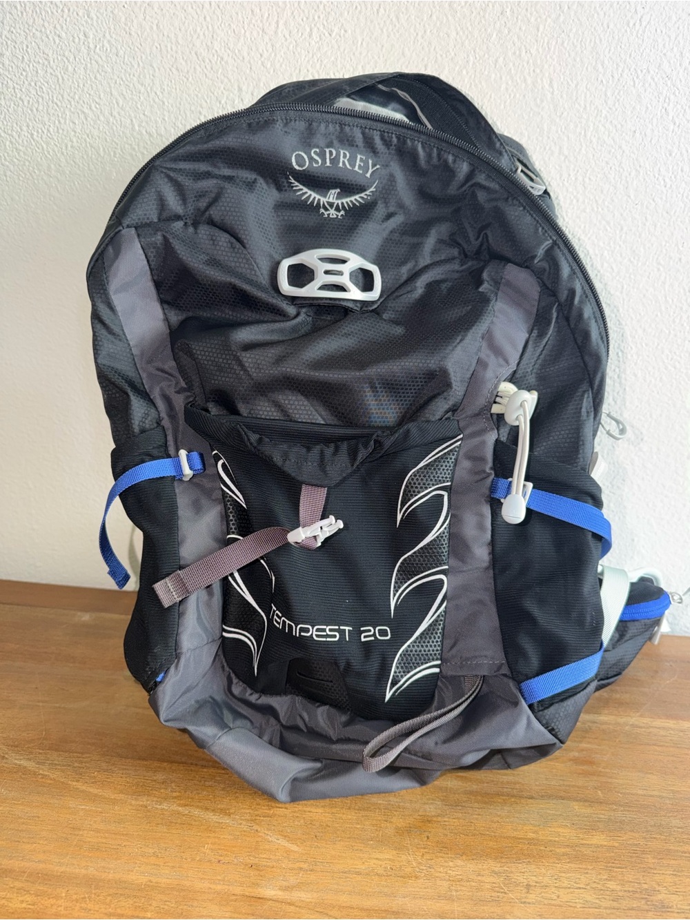 OSPREY Tempest 20 Backpack - Black, Gray & Blue